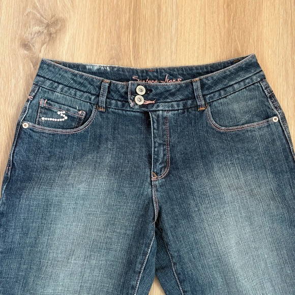 Santana Jeans Women’s Bootcut Denim Jeans Size 28 (Waist 31) Medium Wash Stretch - Picture 3 of 5
